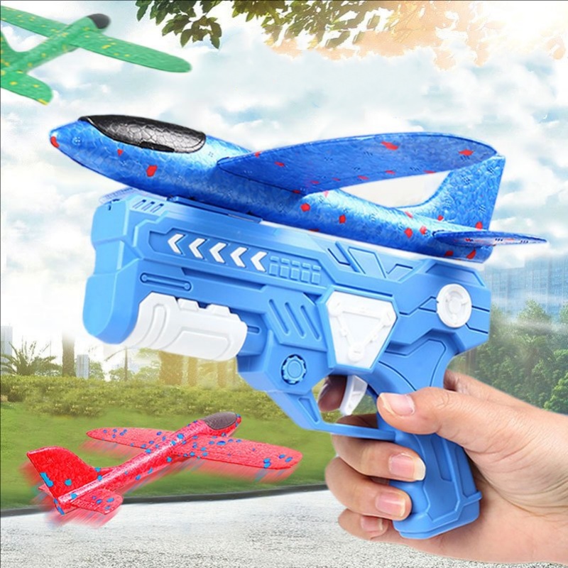 Catapult Launcher Toy - Pistol Peluncur Pesawat Busa LED yang