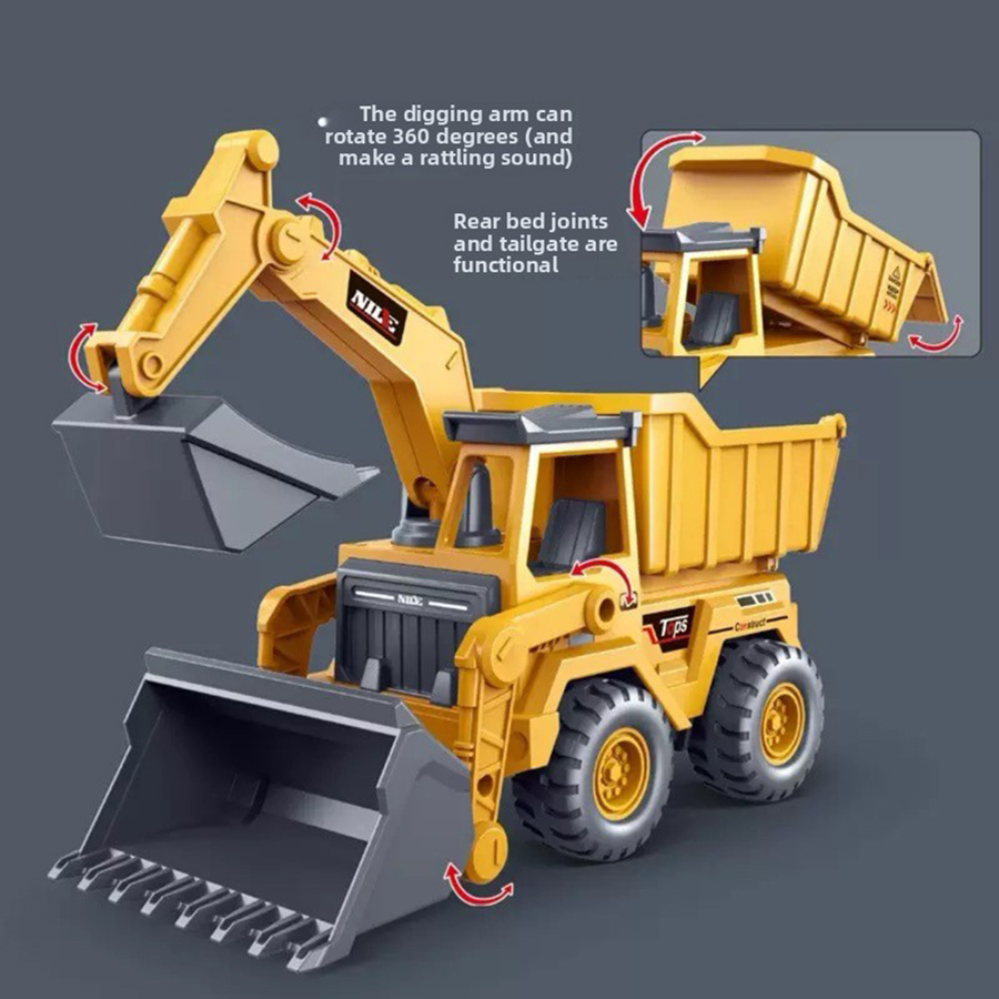 1 Buah Mainan Model Truk Ekska - Kids Toys 3 Year Old ulasan dan harga