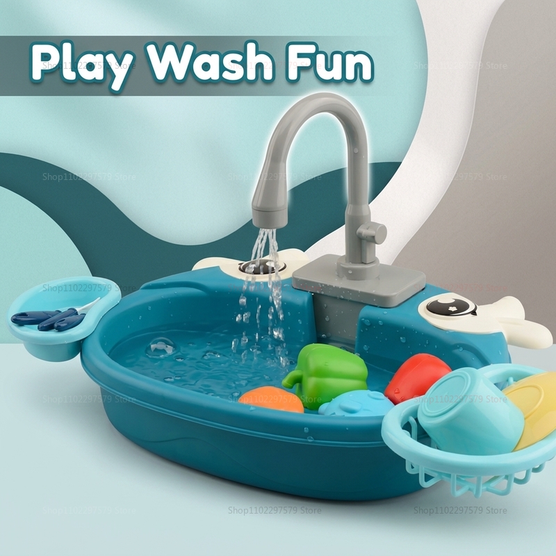 Mainan Wastafel Air Interaktif - Kids Toys Kitchen Set ulasan dan harga