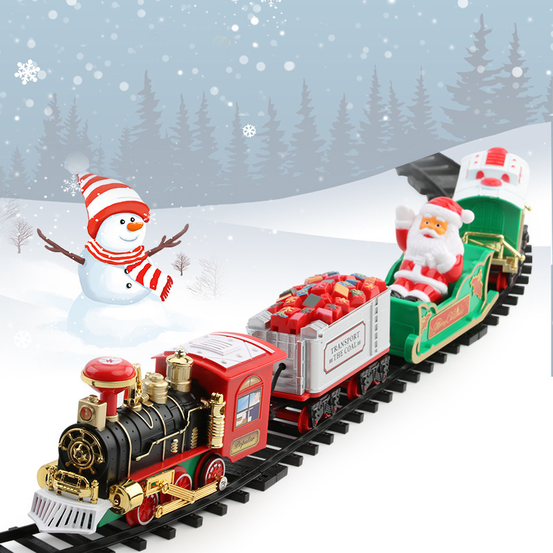 Set Kereta Natal Elektrik deng - Kids Toys Xmas ulasan dan harga